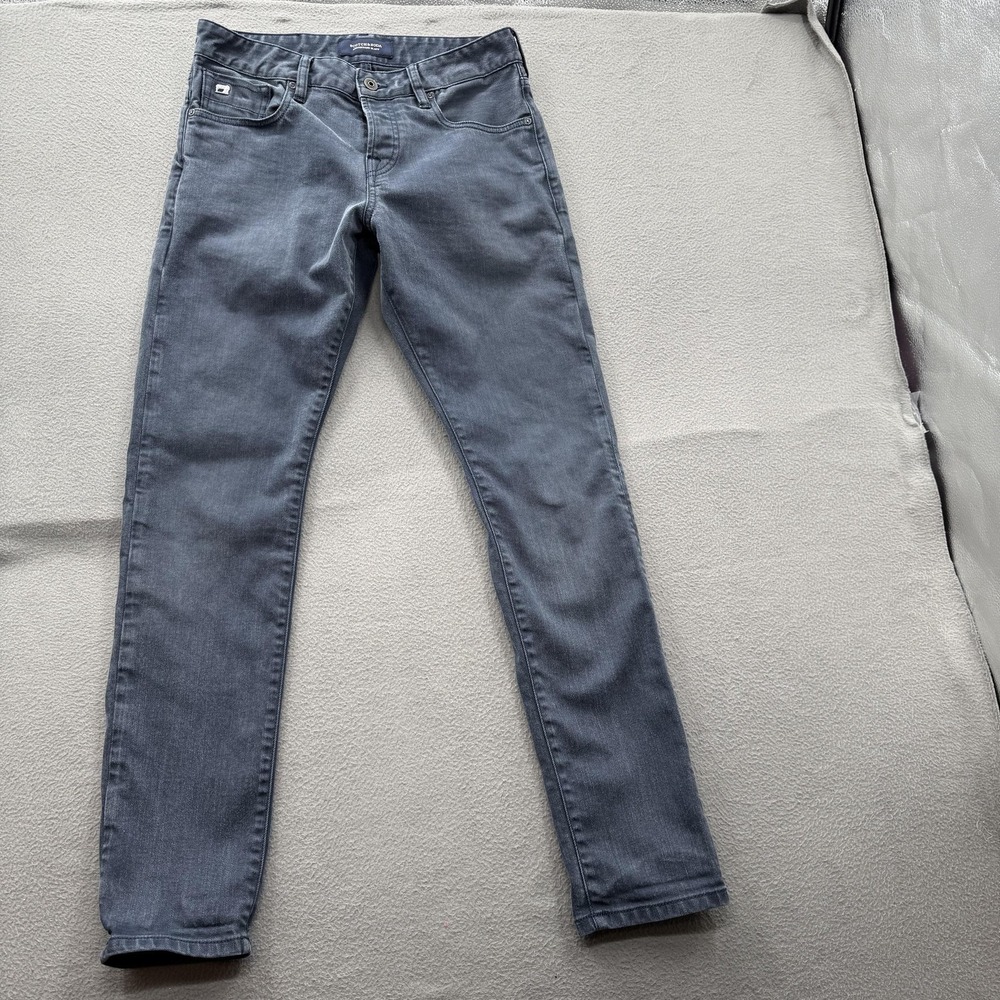 Scotch & Soda Ralston Jeans Mens 30x32 (Fits 30/31) Blue Slim Taper Stretch.